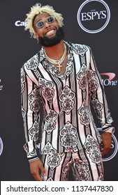 LOS ANGELES - JUL 18:  Odell Beckham Jr. Arrives To The 2018 ESPY Awards  On July 18, 2018 In Hollywood, CA                