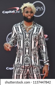 LOS ANGELES - JUL 18:  Odell Beckham Jr. Arrives To The 2018 ESPY Awards  On July 18, 2018 In Hollywood, CA                