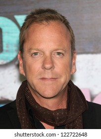 LOS ANGELES - JUL 23:  Kiefer Sutherland Arriving To FOX All-Star Party 2012  On July 23, 2012 In West Hollywood, CA