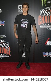 LOS ANGELES - JUL 8:  Kyle Kuzma At The Monster Energy $50K Charity Challenge Celebrity Basketball Game At The Pauley Pavillion On July 8, 2019 In Westwood, CA