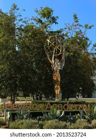 Los Angeles - July 16, 2021: 
Academy Of Television Arts And Sciences Emmy Awards Statue 