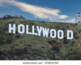 Los Angeles - July 21, 2019:
Hollywood Sign Above Los Angeles Day Exterior