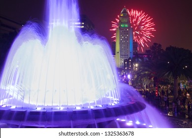 Los Angeles - July 4, 2016: Fireworks