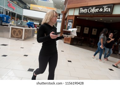 Los Angeles, July 7, 2018:  Glendale Galleria Is A Shopping Center In Glendale, CA.