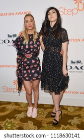 LOS ANGELES - JUN 01:  Kaley Cuoco And Briana Cuoco Arrives To The Inspiration Awards Benefitting Step Up  On June 1, 2018 In Hollywood, CA