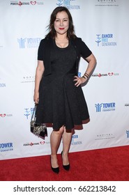 LOS ANGELES - JUN 03:  Jennifer Tilly Arrives For The Ante Up Of Cancer On June 3, 2017 In Beverly Hills, CA