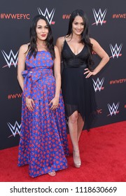 LOS ANGELES - JUN 06:  Brie Bella And Nikki Bella Arrives To The 'WWE' FYC Event  On June 6, 2018 In Hollywood, CA