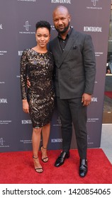 LOS ANGELES - JUN 09:  Sonequa Martin-Green And Kenric Green Arrives For The 'Below The Line Talent' FYC Event On June 09, 2019 In Los Angeles, CA