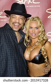 LOS ANGELES - JUN 10: Ice-T And Coco Austin Arrives For The Spike TV Launch Party On June 10, 2003 In Beverly Hills, CA