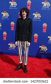 LOS ANGELES - JUN 15:  Finn Wolfhard At The 2019 MTV Movie & TV Awards At The Barker Hanger On June 15, 2019 In Santa Monica, CA