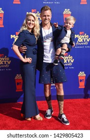 LOS ANGELES - JUN 15:  Heidi Montag, Spencer Pratt And Gunner Stone Arrives For The MTV Movie & TV Awards 2019 On June 15, 2019 In Santa Monica, CA