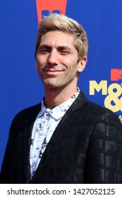 LOS ANGELES - JUN 15:  Nev Schulman At The 2019 MTV Movie & TV Awards At The Barker Hanger On June 15, 2019 In Santa Monica, CA