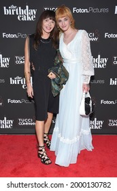 LOS ANGELES - JUN 16: Esther McGregor and Eve McGregor arrives for ‘The Birthday Cake’  Premiere on June 16, 2021 in Los Angeles, CA                