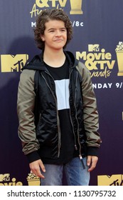 LOS ANGELES - JUN 16:  Gaten Matarazzo At The 2018 MTV Movie And TV Awards At The Barker Hanger On June 16, 2018 In Santa Monica, CA