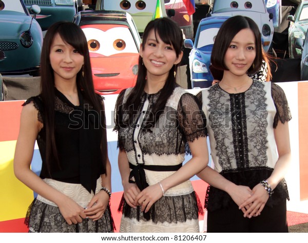 LOS ANGELES - JUN 18: \
PERFUME arrives to the \
