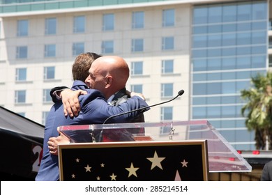 LOS ANGELES - JUN 2:  Bobby Flay, Michael Symon At The Bobby Flay Hollywood Walk Of Fame Ceremony At The Hollywood Blvd On June 2, 2015 In Los Angeles, CA