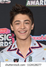 LOS ANGELES - JUN 22:  Asher Angel Arrives To The Radio Disney Music Awards 2018  On June 22, 2018 In Hollywood, CA                