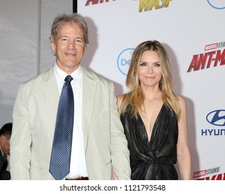 LOS ANGELES - JUN 25:  David E Kelley, Michelle Pfeiffer at the Ant-Man and the Wasp Premiere at the El Capitan Theater on June 25, 2018 in Los Angeles, CA