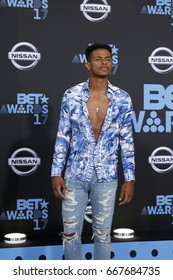 LOS ANGELES - JUN 25:  Trevor Jackson At The BET Awards 2017 At The Microsoft Theater On June 25, 2017 In Los Angeles, CA