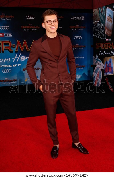 Los Angeles Jun 26 Tom Holland Stock Photo (Edit Now) 1435991429