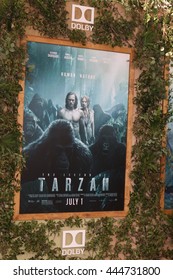 LOS ANGELES - JUN 27:  The Legend Of Tarzan Movie Poster At The Legend Of Tarzan Premiere At The Dolby Theater On June 27, 2016 In Los Angeles, CA