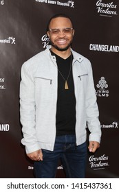 LOS ANGELES - JUN 3:  Eugene Byrd at the "Changeland" Los Angeles Premiere at the ArcLight Hollywood on June 3, 2019 in Los Angeles, CA