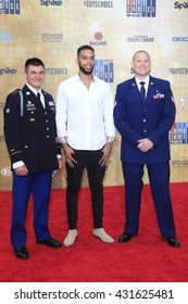 LOS ANGELES - JUN 4:  Alek Skarlatos, Anthony Sadler, Spencer Stone At The 10th Annual Guys Choice Awards At The Sony Pictures Studios On June 4, 2016 In Culver City, CA