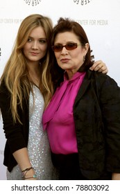 LOS ANGELES - JUN 7:  Billie Catherine Lourd (Daughter), Carrie Fisher arrive at the Debbie Reynolds Collection Auction Preview at Paley Center For Media on June 7, 2011 in Beverly Hills, CA