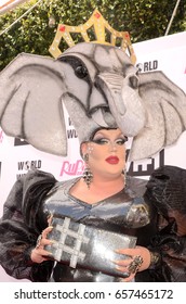 LOS ANGELES - JUN 9:  Eureka O'Hara At The RuPauls Drag Race Season 9 Finale Taping At The Alex Theater On June 9, 2017 In Glendale, CA