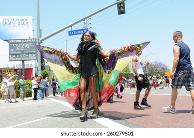 LOS ANGELES - JUNE 10: Los Angeles LGBT Pride Parade In Hollywood. June 10, 2012 In Los Angeles, CA