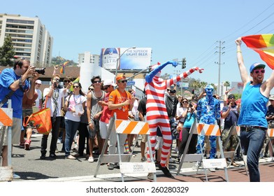 LOS ANGELES - JUNE 10: Los Angeles LGBT Pride Parade In Hollywood. June 10, 2012 In Los Angeles, CA