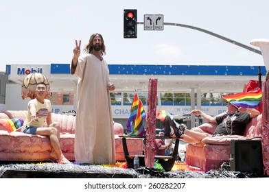 LOS ANGELES - JUNE 10: Los Angeles LGBT Pride Parade In Hollywood. June 10, 2012 In Los Angeles, CA