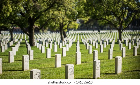 189 Los Angeles National Cemetery Stock Photos, Images & Photography 