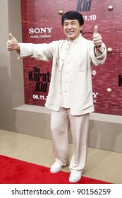 LOS ANGELES - JUNE 7: Jackie Chan at the premiere of 'The Karate Kid' at the Mann Village Theater on June 7, 2010 in Los Angeles, California