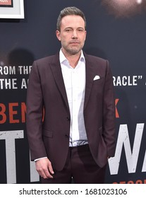 LOS ANGELES - MAR 01:  Ben Affleck arrives for ‘The Way Back’ World Premiere on March 01, 2020 in Los Angeles, CA