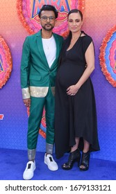 LOS ANGELES - MAR 07:  Utkarsh Ambudkar And Wife Arrives For ‘Mira, Royal Detective’ World Premiere On March 07, 2020 In Burbank, CA