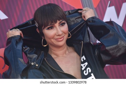 LOS ANGELES - MAR 14:  Jackie Cruz Arrives For The IHeart Radio Music Awards 2019 On March 14, 2019 In Los Angeles, CA