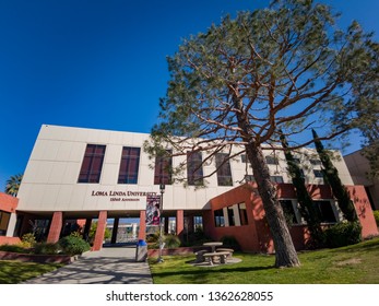 Los Angeles, MAR 20: Walking In The Loma Linda University On MAR 20, 2019 At Los Angeles, California