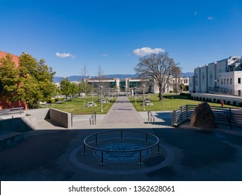 Los Angeles, MAR 20: Walking In The Loma Linda University On MAR 20, 2019 At Los Angeles, California