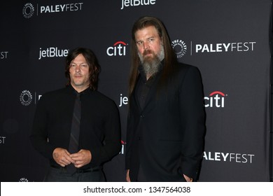 LOS ANGELES - MAR 22:  Norman Reedus, Ryan Hurst At The PaleyFest - 