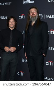 LOS ANGELES - MAR 22:  Norman Reedus, Ryan Hurst At The PaleyFest - 