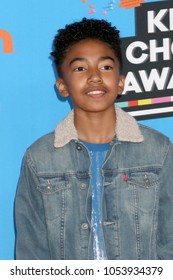 LOS ANGELES - MAR 24:  Miles Brown At The 2018 Kid's Choice Awards At Forum On March 24, 2018 In Inglewood, CA