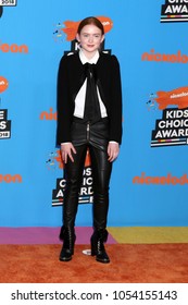 LOS ANGELES - MAR 24:  Sadie Sink At The 2018 Kid's Choice Awards At Forum On March 24, 2018 In Inglewood, CA