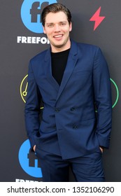 LOS ANGELES - MAR 27:  Dominic Sherwood At The 2nd Annual Freeform Summit At The Goya Studios On March 27, 2019 In Los Angeles, CA