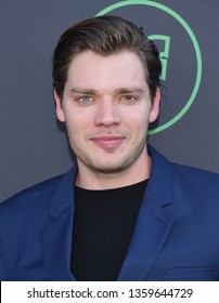 LOS ANGELES - MAR 27:  Dominic Sherwood Arrives For The 2nd Annual Freeform Summit On March 27, 2019 In Hollywood, CA                