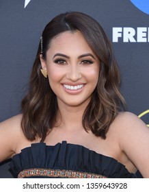 LOS ANGELES - MAR 27:  Francia Raisa Arrives For The 2nd Annual Freeform Summit On March 27, 2019 In Hollywood, CA