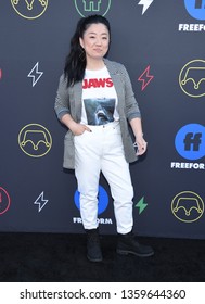 LOS ANGELES - MAR 27:  Sherry Cola Arrives For The 2nd Annual Freeform Summit On March 27, 2019 In Hollywood, CA