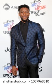 LOS ANGELES - MAR 3:  Chadwick Boseman at the 2018 Film Independent Spirit Awards at the Beach on March 3, 2018 in Santa Monica, CA