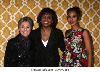 LOS ANGELES - MAR 31:  Barbara Boxer, Anita Hill, Kerry Washington at the Confirmation HBO Premiere Screening at the Paramount Studios Theater on March 31, 2016 in Los Angeles, CA