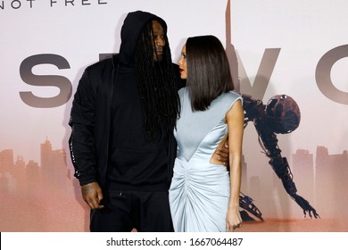 LOS ANGELES - MAR 5:  Marshawn Lynch, Thandie Newton At The 